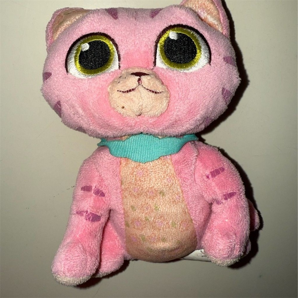 Disney Jr. Doc McStuffins Whispers Pink Plush Cat 6" Toy